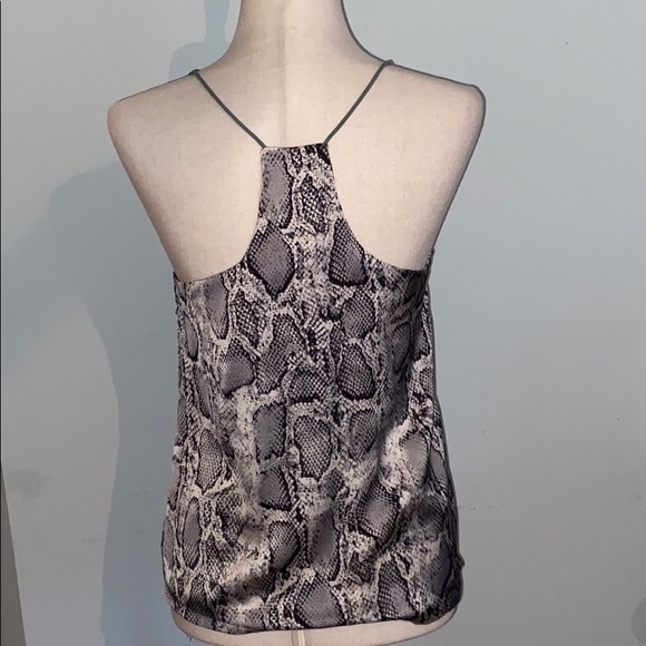 NWT Bishop + Young Tessa Snakeskin Racerback Camisole Tank Top - S - Picture 6 of 16